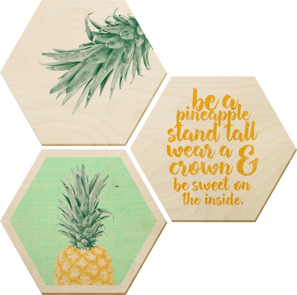Bilder-Collage »Ananas« (Set)