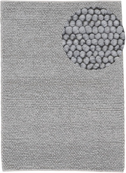 carpetfine Teppich »Calo«, rechteckig, 16 mm Höhe, Handweb Teppich, Uni Farben, meliert, handgewebt, 70% Wolle