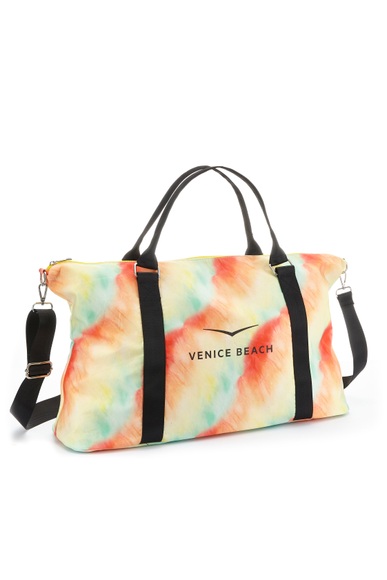 Venice Beach Sporttasche, grosse Umhängetasche mit Batikdruck