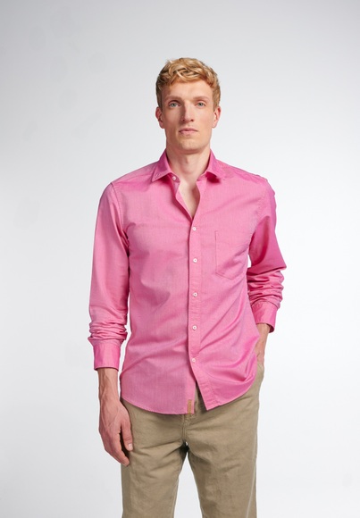 ETERNA HEMD SLIM FIT OXFORD CYCLAM UNIFARBEN