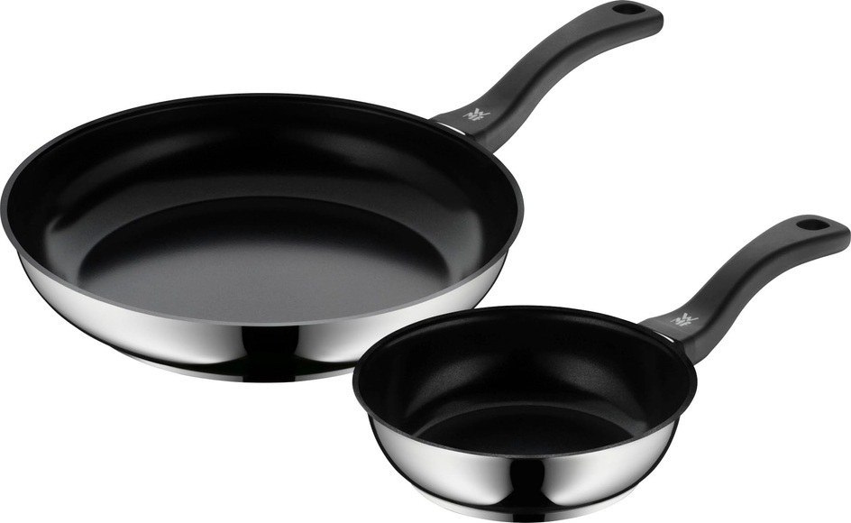 WMF Pfannen-Set »Devil«, Cromargan® Edelstahl Rostfrei 18/10, (Set, 2 tlg.), Ø 18/28 cm, Induktion