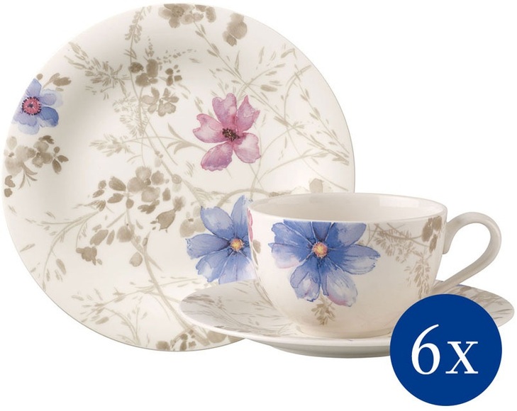 Villeroy & Boch Kaffeeservice, 18-teilig Unisex