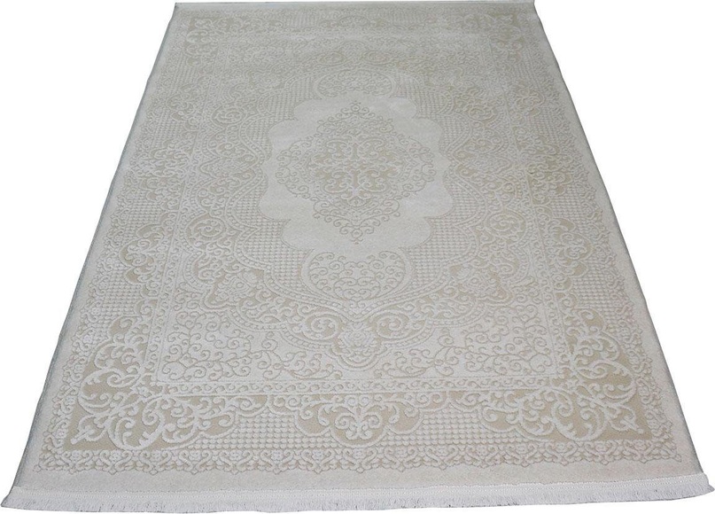 RESITAL The Voice of Carpet Läufer »Lara 340«, rechteckig, 11 mm Höhe, Teppich-Läufer, Kurzflor, gewebt, Orient-Optik, Hoch-Tief-Struktur, mit Fransen, ideal im Flur & Schlafzimmer