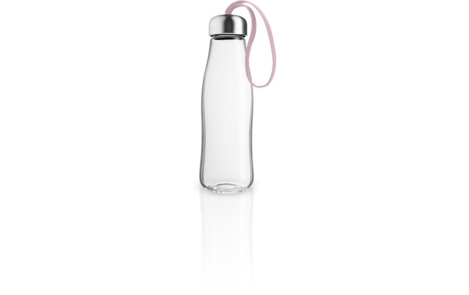Trinkflasche / Glas - 0,5 L - Eva Solo rosa en glas