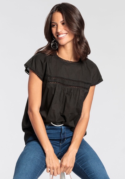 Laura Scott Shirtbluse, mit Boho-Details - NEUE KOLLEKTION
