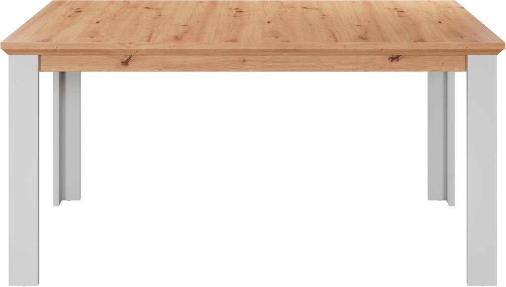 Home affaire Esstisch »Herzwill«, eckiger Esstisch, Breite 160 cm, Höhe 78 cm, Tiefe 90 cm, Grau/Matt