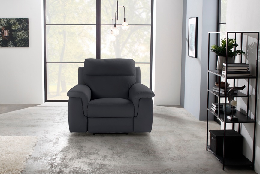 Nicoletti Home Sessel »Alan«, inklusive Fussstütze, wahlweise mit Relaxfunktion, Breite 115 cm