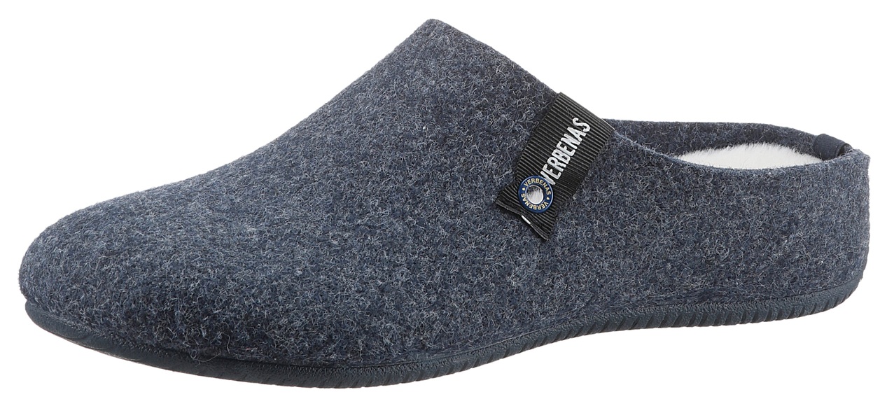 VERBENAS Pantoffel »York Fieltro«, mit Warmfutter-Innensohle