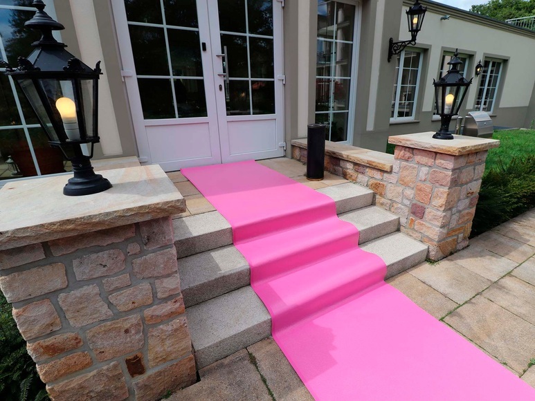 Primaflor-Ideen in Textil Läufer »Eventteppich PODIUM«, rechteckig, 2,6 mm Höhe, Breite 200 cm, robuster Nadelfilz, Uni Farben, In- und Outdoor geeignet, ideal für Events & und Veranstaltungen