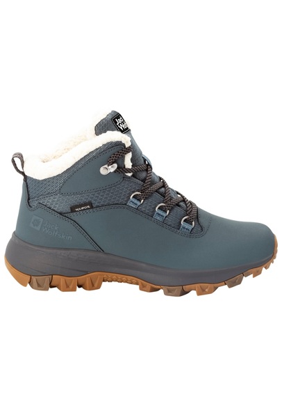 Jack Wolfskin Wasserdichte Winterschuhe Frauen Everquest Texapore Mid Women 39.5 blau bluish grey / grey