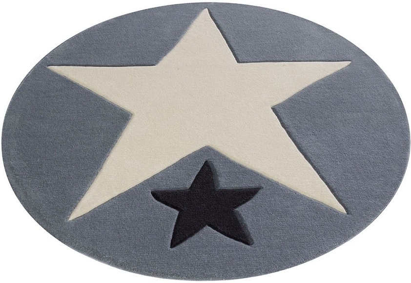 Kinderteppich, »707«, Rock STAR Baby, rund, Höhe 10 mm