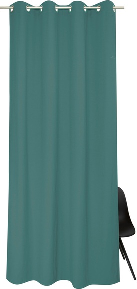 TOM TAILOR Vorhang »Dove Signature«, mit aufgesticktem Markenlogo