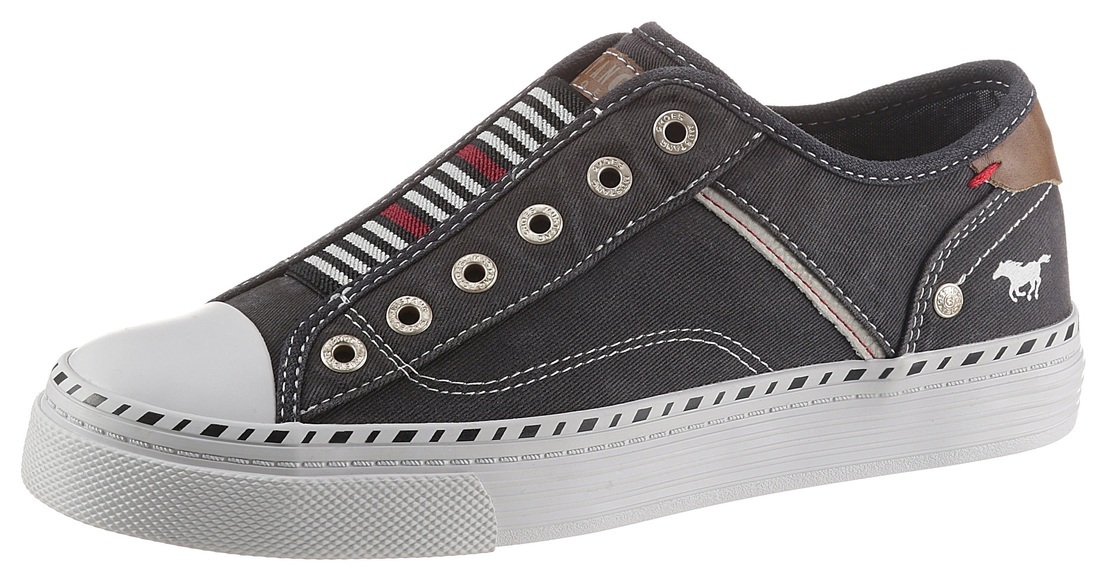 Mustang Shoes Slip-On Sneaker, mit praktischem Gummizug