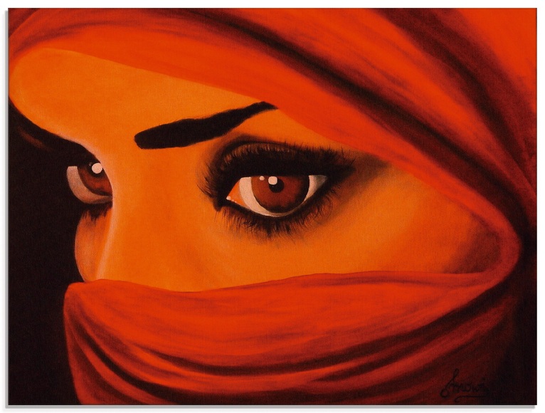 Artland Glasbild »Tuareg-Die von Gott Verlassene«