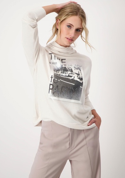 Monari Langarmshirt, mit Fotoprint