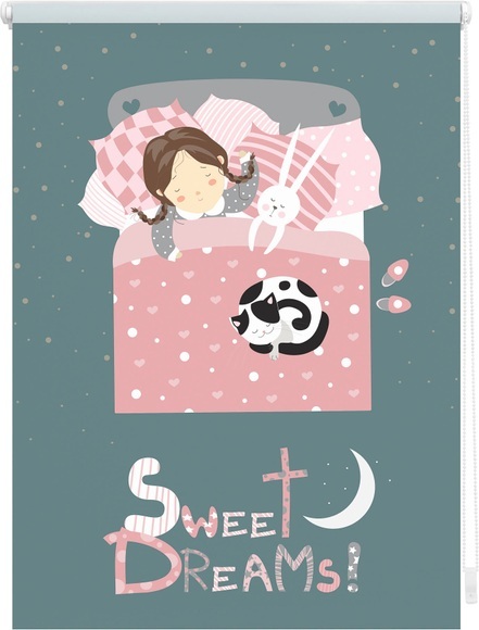 Seitenzugrollo »Klemmfix Digital Sweet Dreams«, LICHTBLICK, verdunkelnd, ohne Bohren, freihängend