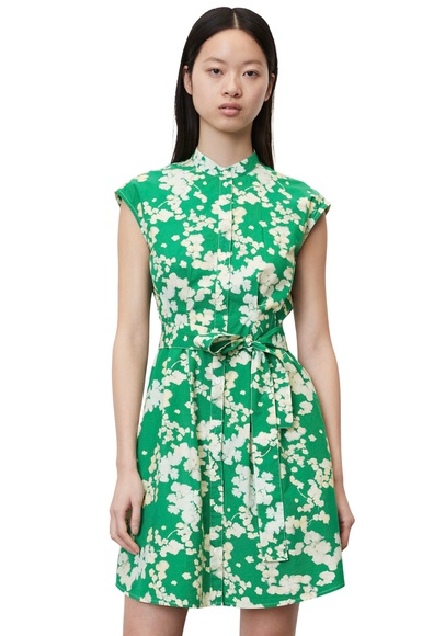 Ärmelloses Sommerkleid mit Gürtel