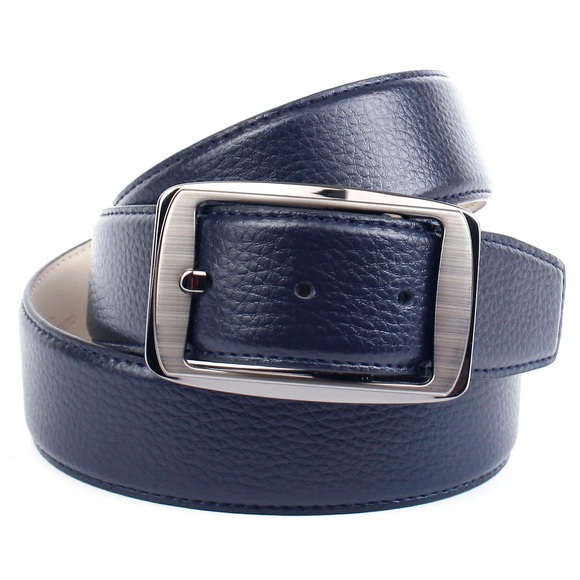 Anthoni Crown Denim-Gürtel mit Dornschliesse