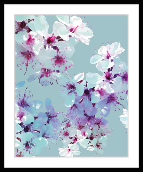 queence Bild »Nadine«, Blumen, Blumen, gerahmt