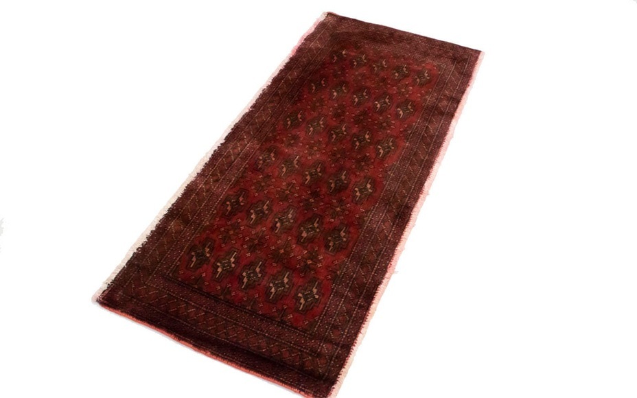 morgenland Wollteppich »Turkaman Teppich handgeknüpft rot«, rechteckig, 8 mm Höhe