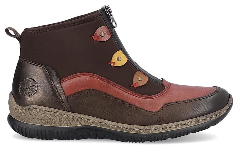 Rieker Schlupfboots, mit kontrastfarbenen Details