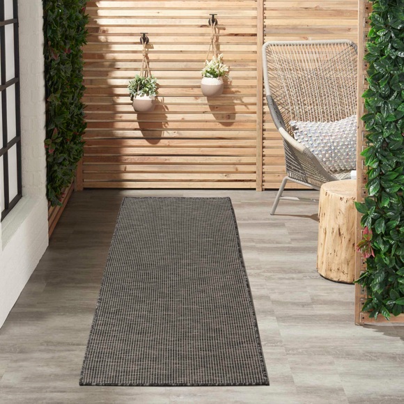 Nourison Läufer »Positano«, rechteckig, 5 mm Höhe, In- und Outdoor geeignet, Wetterfest & UV-beständig, für Balkon, Terrasse und Wintergarten, besonders flach, auch für Küche oder Esszimmer und Wohnzimmer geeignet