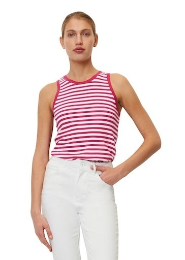 Gestreiftes Tanktop slim fit