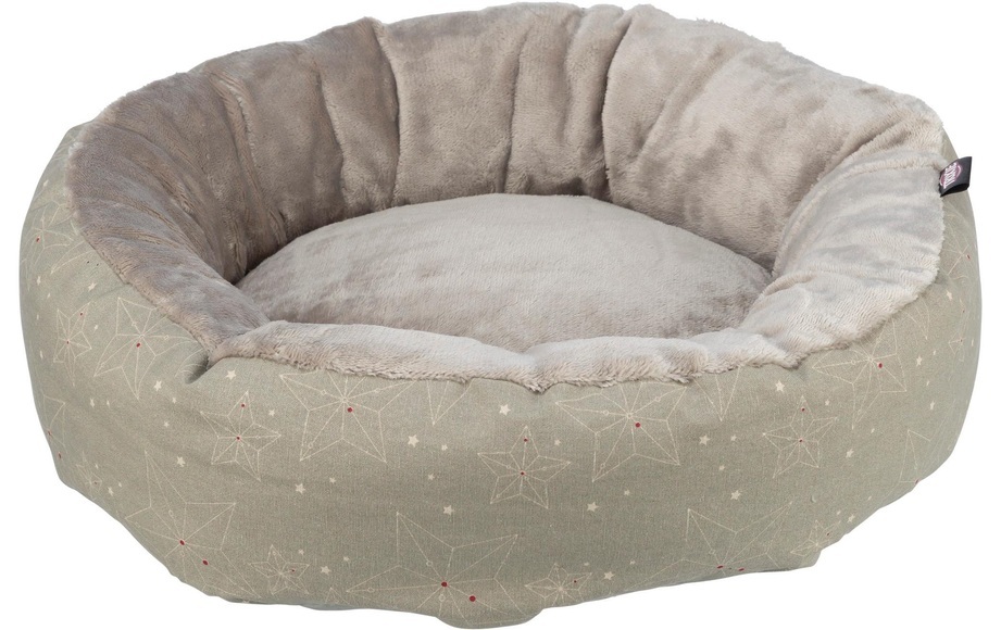 TRIXIE Tierbett »Xmas Luciano, ø 50 cm, Beige/Goldfarben«