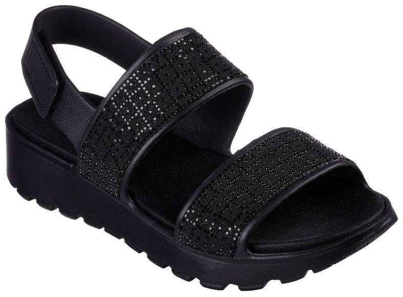 Skechers Sandale »FOOTSTEPS-«, in funkelnder Optik