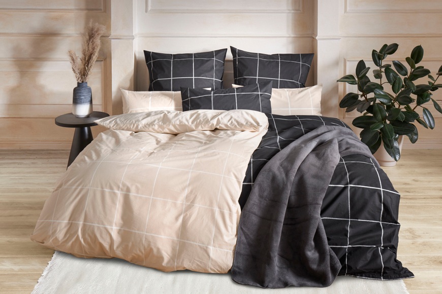 Guido Maria Kretschmer Home&Living Wendebettwäsche »Nature, in der Qualität Renforcé, STANDARD 100 by OEKO-TEX® zertifiziert, atmungsaktiv, Flächengewicht 115 g/m², 100% Baumwolle, Bett- und Kopfkissenbezug mit Reissverschluss«, (2 tlg.)