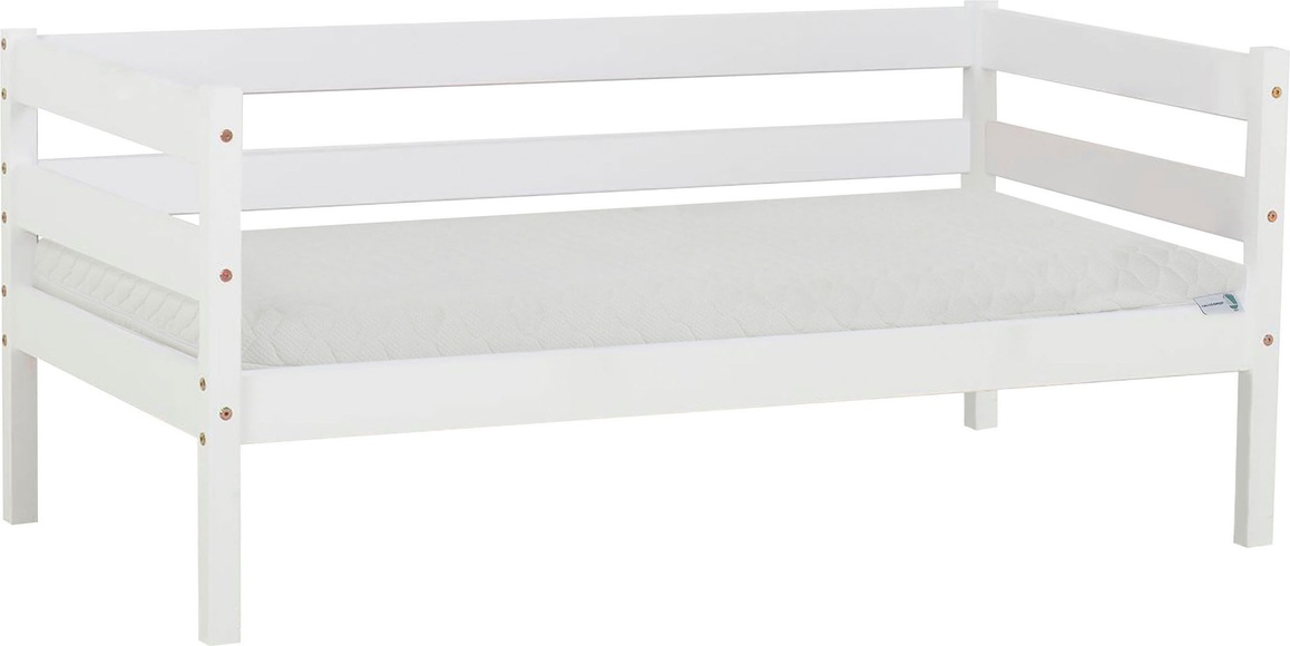 Hoppekids Einzelbett »ECO Comfort«, (Set), mit Rollrost in 8 Farben, wahlweise mit Matratze und Absturzsicherung