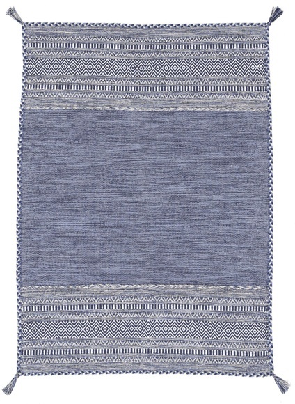 Wollteppich, »Kelim Azizi«, carpetfine, rechteckig, Höhe 5 mm, handgewebt