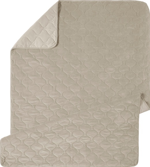 Kneer Wohndecke »Nicky-Velours«, auch als Tagesdecke geeignet