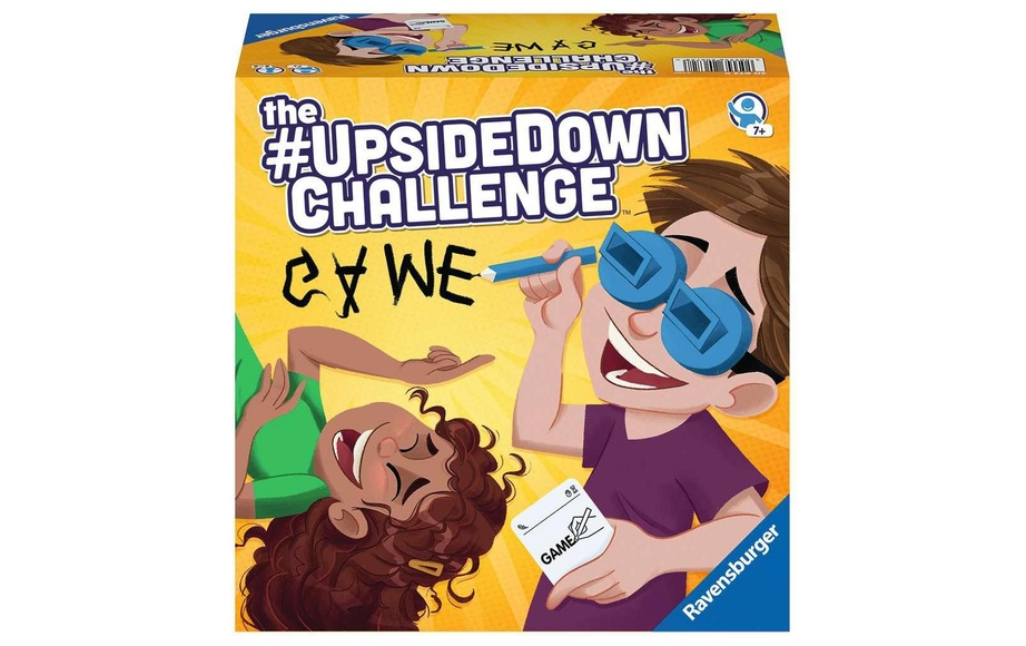 Ravensburger Kinderspiele 20672 - The #UpsideDownChallenge Game - Spaß- und Aktionsspiel für 2 bis 6 Spieler ab 7 Jahren