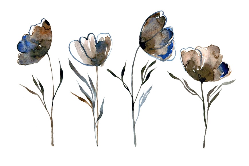 queence Leinwandbild »Blumen«