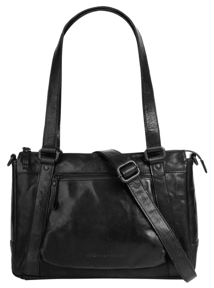 Spikes & Sparrow Henkeltasche, echt Leder
