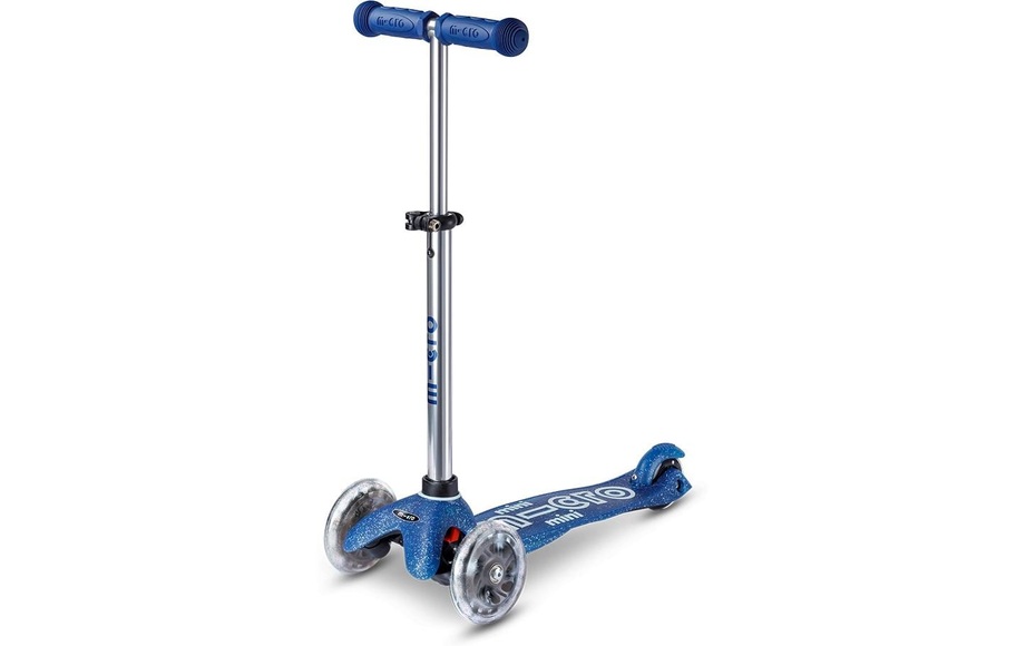 Micro Mobility Scooter »Mini Micro Deluxe Galaxy Glitter LED Blau«