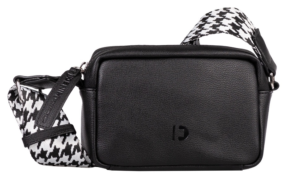 TOM TAILOR Denim Mini Bag »Abbie Camera bag«, mit gemustertem Schulterriemen