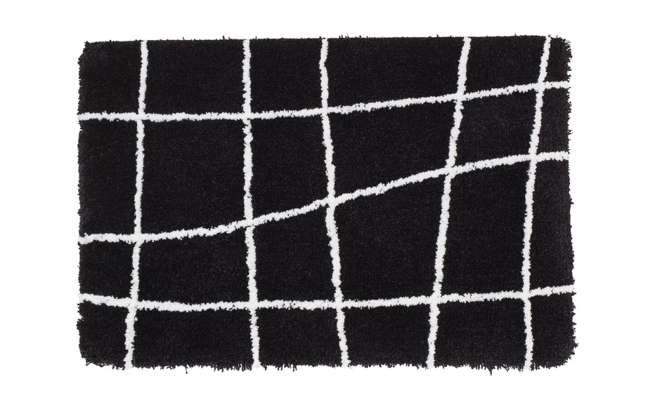 Diaqua - Badteppich Network 60 x 90 cm, Anthrazit