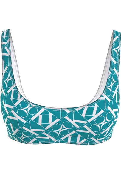 Calvin Klein Swimwear Bandeau-Bikini-Top »BRALETTE-RP-PRINT«, mit Allover-Print