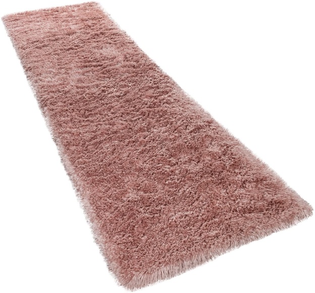 Paco Home Hochflor-Läufer »Akumal 930«, rechteckig, 60 mm Höhe, Teppich-Läufer, Shaggy, besonders weich durch Softgarn, Uni-Farben, ideal im Flur & Schlafzimmer