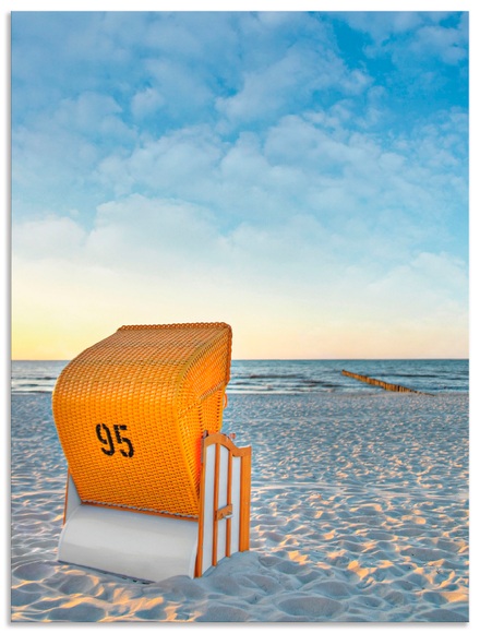 Artland Wandbild »Ostsee7 - Strandkorb«