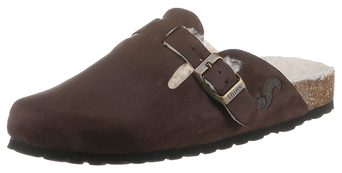 thies Pantoffel »Bio-Belt recycelt«, mit Warmfutter
