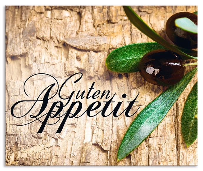 Artland Küchenrückwand »Oliven Guten Appetit«