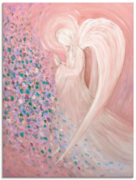 Artland Glasbild »Engelbild - pastell«