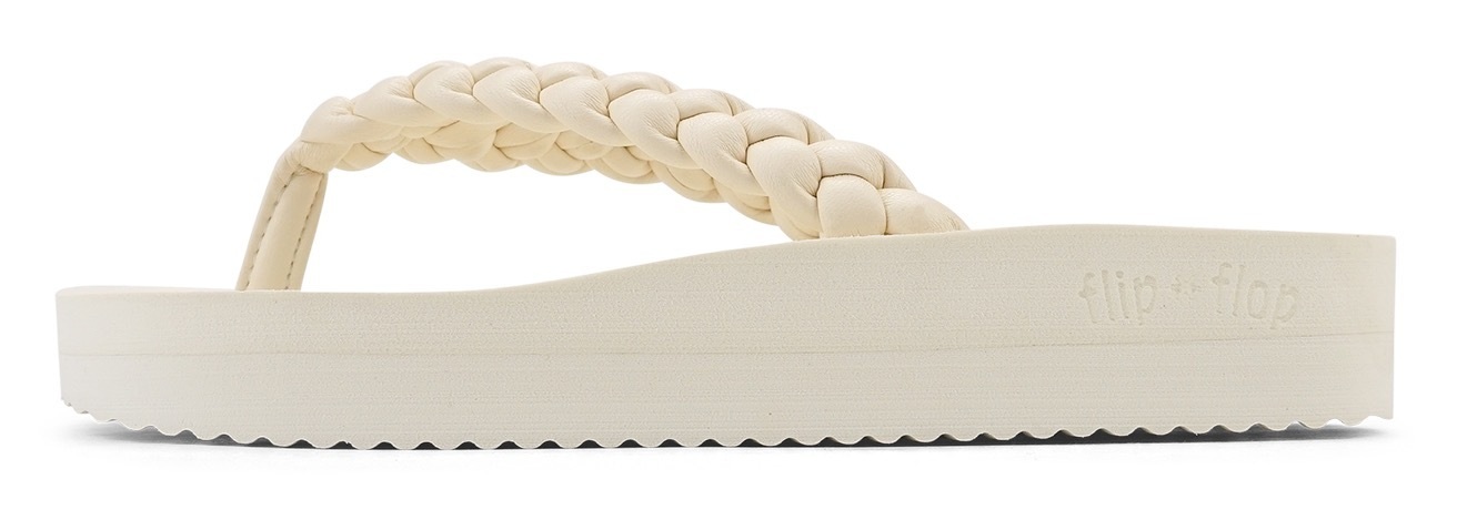 Flip Flop Zehentrenner, mit geflochtenem Band