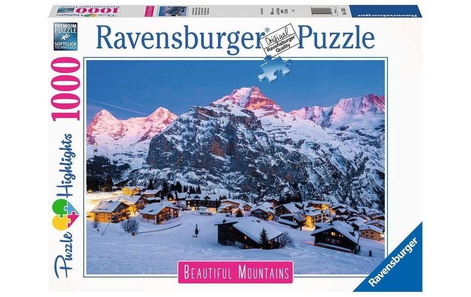 Ravensburger Puzzle »Berner Oberland, Mürren«, (1000 tlg.)