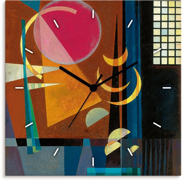 Artland Wanduhr »Scharf-ruhig. 1927«, lautlos, ohne Tickgeräusche, nicht tickend, geräuschlos - wählbar: Funkuhr o. Quarzuhr, moderne Uhr für Wohnzimmer, Küche etc. - Stil: modern