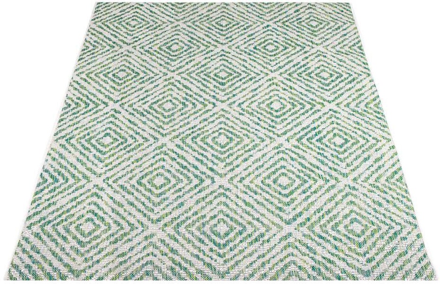 Carpet City Teppich »Outdoor 730«, rechteckig, 5 mm Höhe, In/- Outdoor geeignet, Wohnzimmer, Balkon, Terrasse
