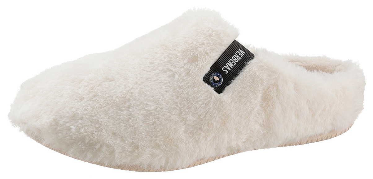VERBENAS Pantoffel »YORK Gales«, in kuscheliger Optik